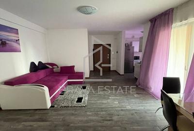 Apartament cu 2 camere semidecomandat, mobilat în Bună Ziua