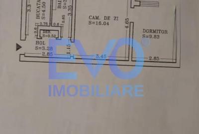 Apartament cu 2 camere în Zimbru - 9