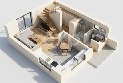 Duplex cu 4 camere cu Teren 250 Mp în Trivale - 1