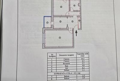 Apartament cu 2 camere decomandat, mobilat în Central - 4