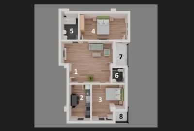 Apartament cu 3 camere în Ultracentral - 3