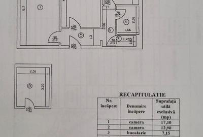 Apartament cu 2 camere decomandat în Băneasa