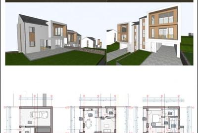 Duplex cu 4 camere cu Canalizare în Chinteni - 2