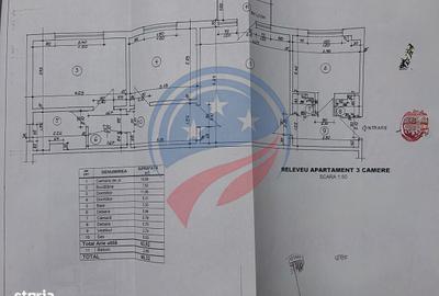 Apartament cu 3 camere semidecomandat în Lăpuș