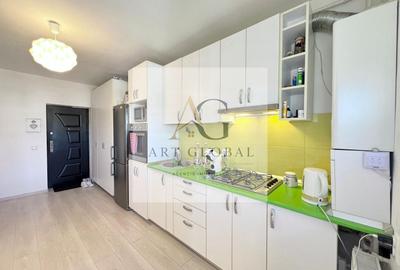 Apartament cu 2 camere semidecomandat, mobilat în Chiajna