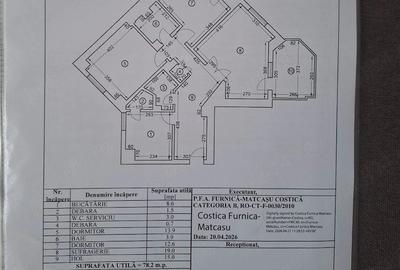 Apartament cu 3 camere decomandat în Trocadero