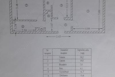 Apartament cu 2 camere decomandat în Central - 2