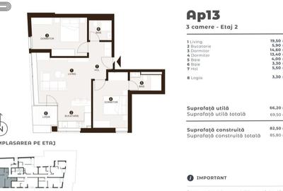 Apartament cu 3 camere decomandat în Timpuri Noi - 5