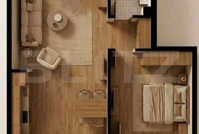 Apartament cu 2 camere în Burdujeni