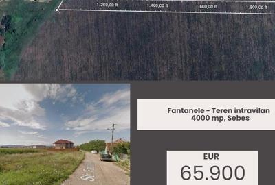 Teren intravilan de 4000 mp, în Sebeș