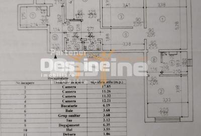 Apartament cu 4 camere decomandat în Alexandru cel Bun