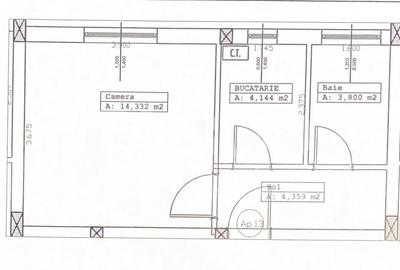 Garsonieră decomandată, mobilată în Turnișor - 15