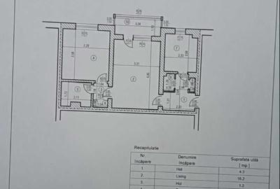 Apartament cu 2 camere semidecomandat în Central - 4