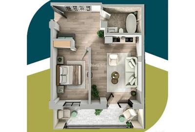 Apartament cu 2 camere în Galata - 1