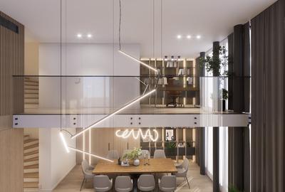 Penthouse cu 5 camere decomandat în Clucerului