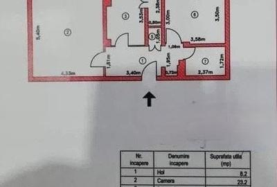 Apartament cu 2 camere decomandat în Tineretului - 10