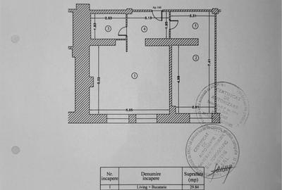 Apartament cu 2 camere în Văcăresti
