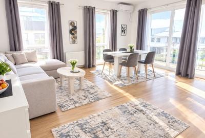 Apartament cu 3 camere decomandat, mobilat în Buftea