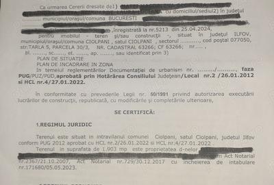 Teren de 1900 mp, în Siliștea Snagovului - 8