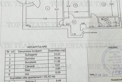 Apartament cu 2 camere decomandat în Ultracentral