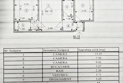 Apartament cu 3 camere, mobilat în Florilor - 8