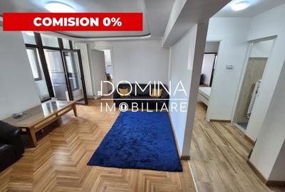 Apartament cu 3 camere semidecomandat, mobilat în Central