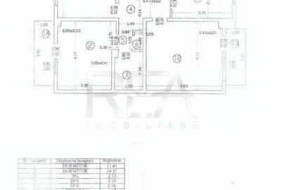 Apartament cu 3 camere decomandat în Rahova - 11