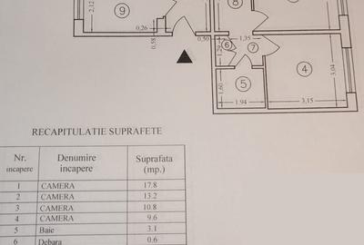 Apartament cu 4 camere decomandat în Lujerului