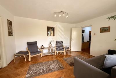 Apartament cu 3 camere semidecomandat, mobilat în Olimpia-Stadion