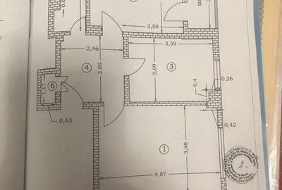 Apartament cu 2 camere decomandat în Central