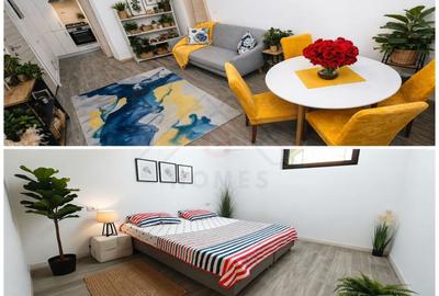 Apartament cu 2 camere semidecomandat, mobilat în Central
