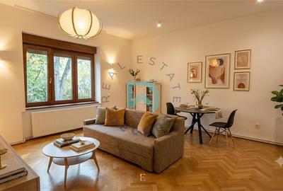 Apartament cu 2 camere semidecomandat, mobilat în Sub Arini