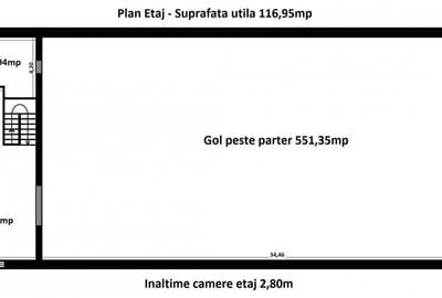 Spațiu industrial, de 772.83001708984 mp, în Central - 33