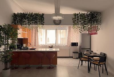 Apartament cu 2 camere, mobilat în Băneasa