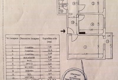 Apartament cu 3 camere decomandat, mobilat în Vitan - 7