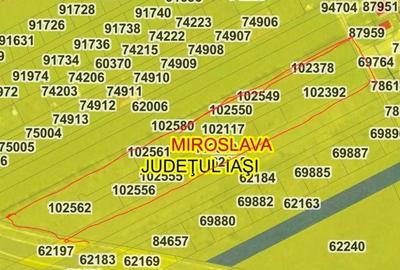 Teren de 2000 mp, în Miroslava