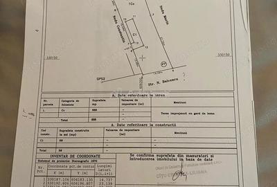 Teren de 688 mp, în Brănești