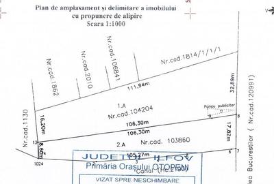 Teren de 4212 mp, în Central