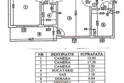 Apartament cu 2 camere semidecomandat în Drumul Taberei - 33