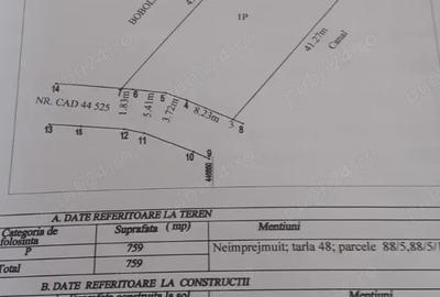Teren de 758 mp, în Central - 3