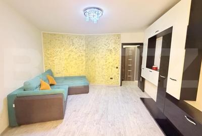 Apartament cu 2 camere semidecomandat, mobilat în Micro 20