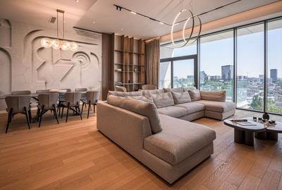 Apartament cu 4 camere, mobilat în Herăstrău