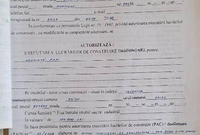 Casă individuală cu 5 camere cu Canalizare în Dridu - 1
