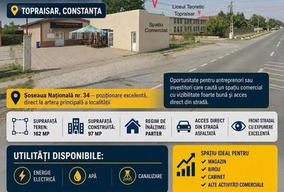 Spațiu comercial, de 97 mp, în Topraisar - 1