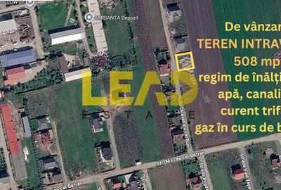 Teren Construcții intravilan de 508 mp, în Hărman