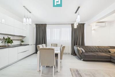 Apartament cu 3 camere semidecomandat, mobilat în UTA