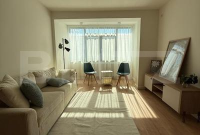 Apartament cu 2 camere semidecomandat, mobilat în Țiglina 2