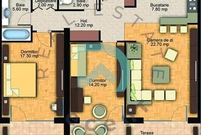 Apartament cu 3 camere în Sud - 10