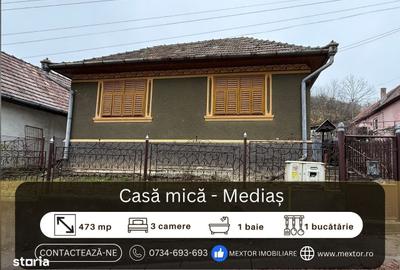 Casă cu 3 camere nedecomandat cu Teren 473 Mp în Central