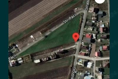 Teren de 1200 mp, în Vest